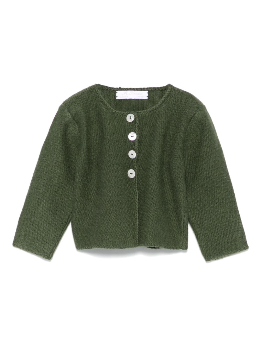 Mariella Ferrari crew-neck cardigan - Green von Mariella Ferrari