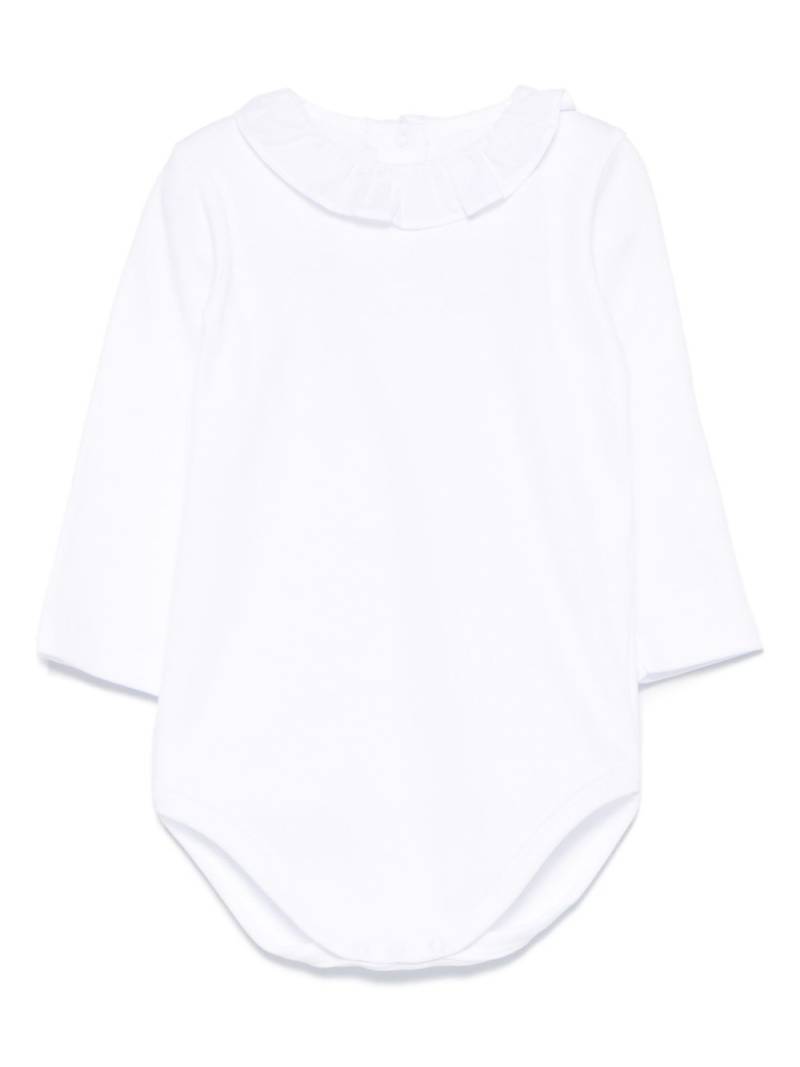 Mariella Ferrari frilled-collar body - White von Mariella Ferrari