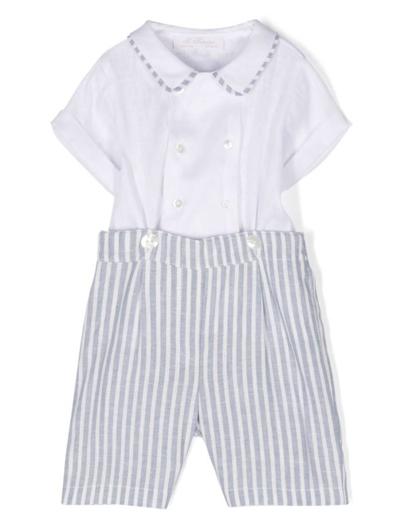 Mariella Ferrari linen shorts set - White von Mariella Ferrari