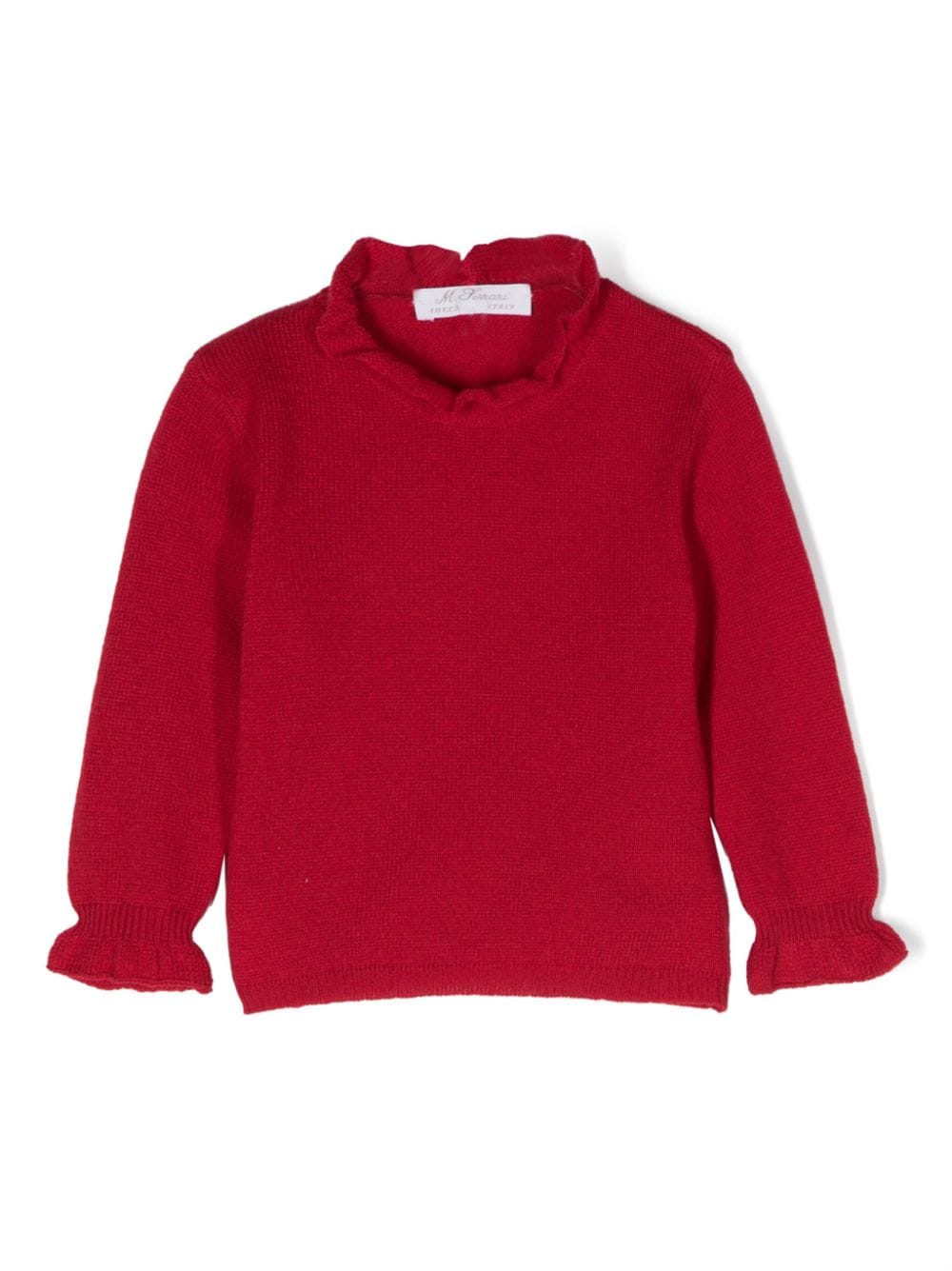 Mariella Ferrari ruffle-trim jumper - Red von Mariella Ferrari