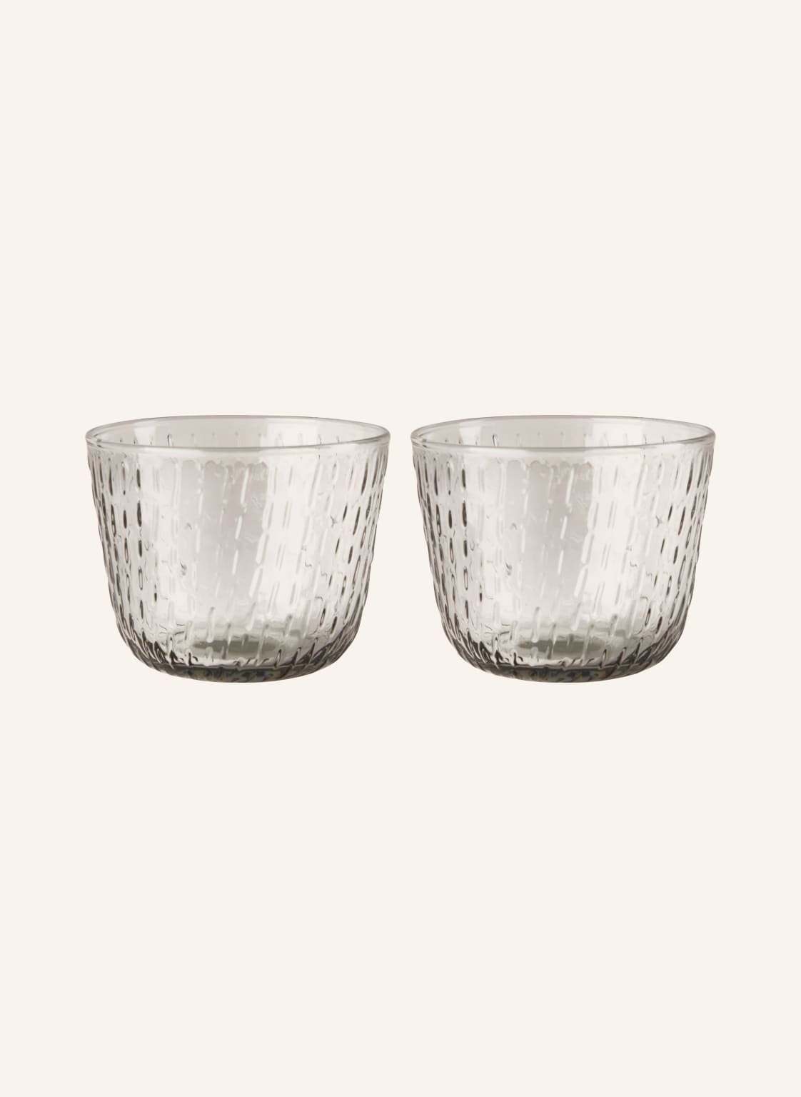 Marimekko 2er-Set Trinkgläser Syksy grau Marimekko 2er-Set Trinkgläser Syksy grau von Marimekko