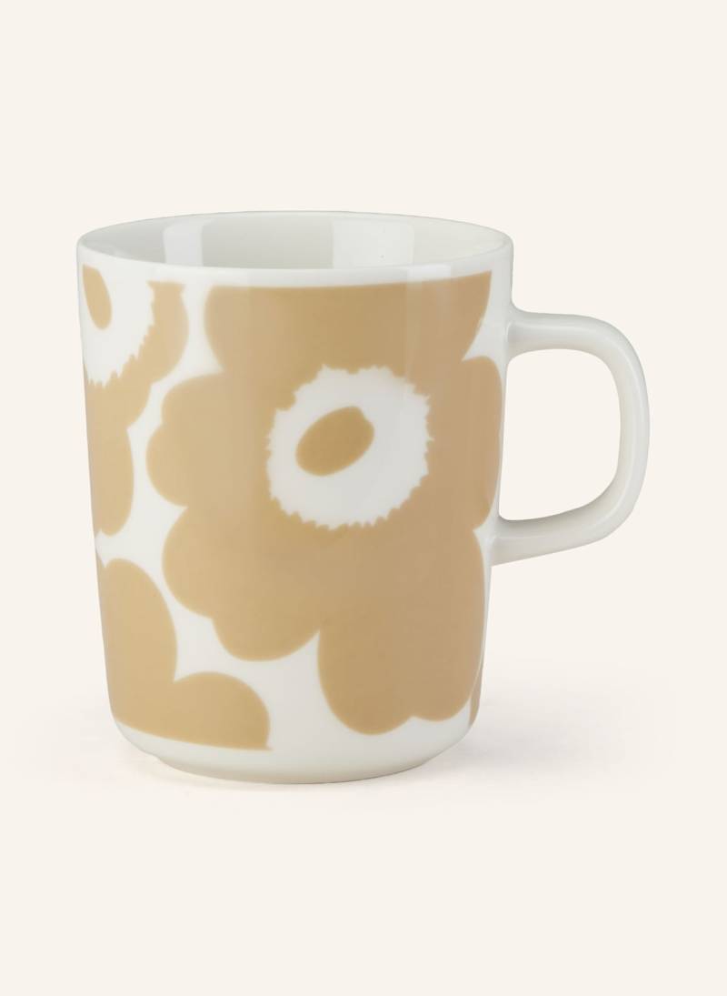 Marimekko 6er-Set Henkelbecher Oiva/Unikko beige von Marimekko