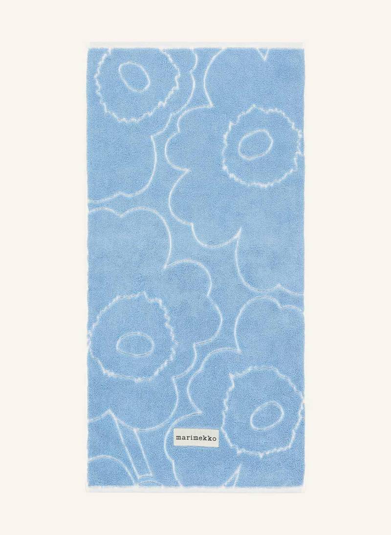 Marimekko Handtuch Piirto Unikko blau von Marimekko