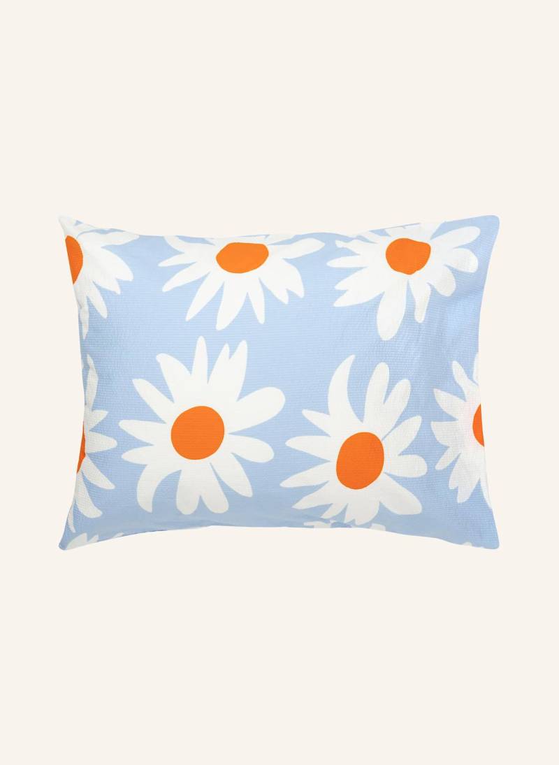 Marimekko Kissenbezug Rakastaa Ei Rakasta blau von Marimekko