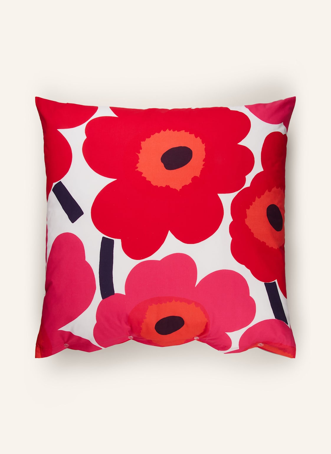 Marimekko Kissenbezug Unikko rot Marimekko Kissenbezug Unikko rot von Marimekko