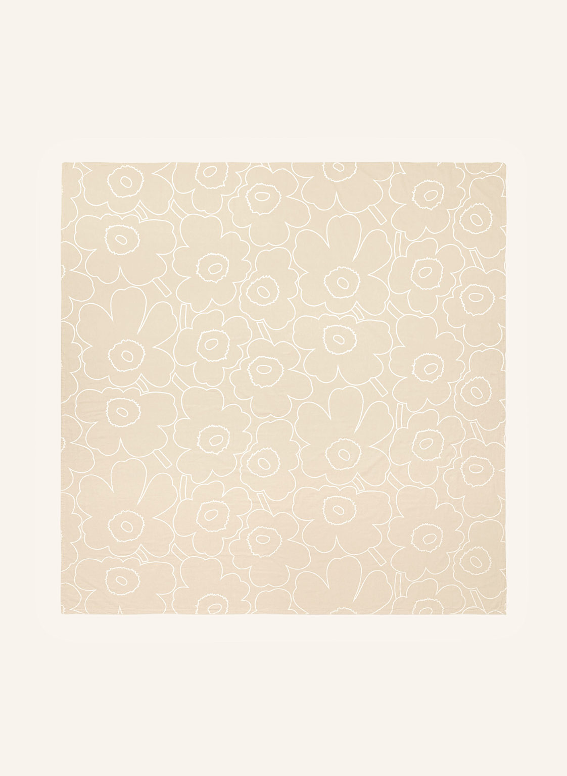 Marimekko Tagesdecke Piirto Unikko beige von Marimekko