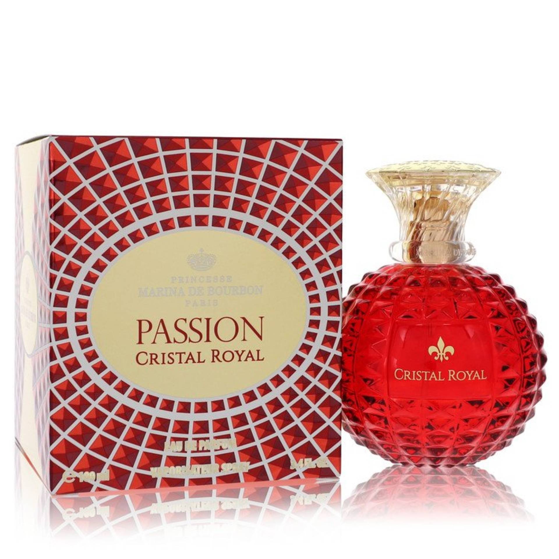 Marina De Bourbon Cristal Royal Passion Eau De Parfum Spray 100 ml von Marina De Bourbon