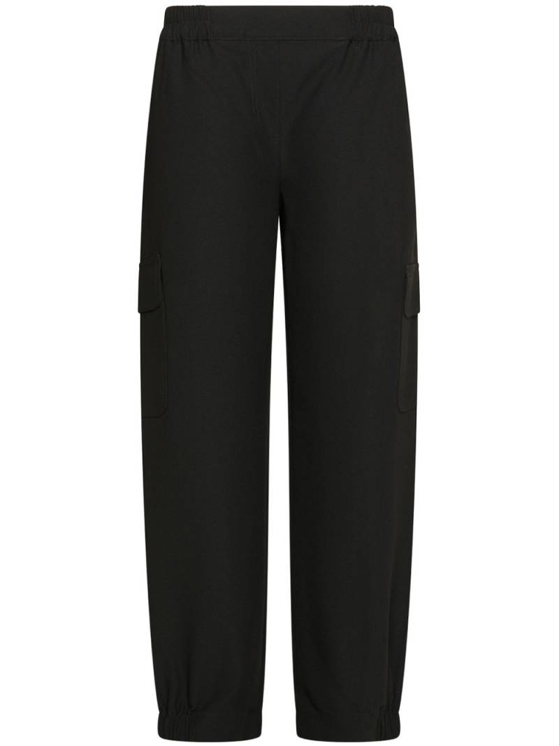 Marina Rinaldi cargo straight trousers - Black von Marina Rinaldi