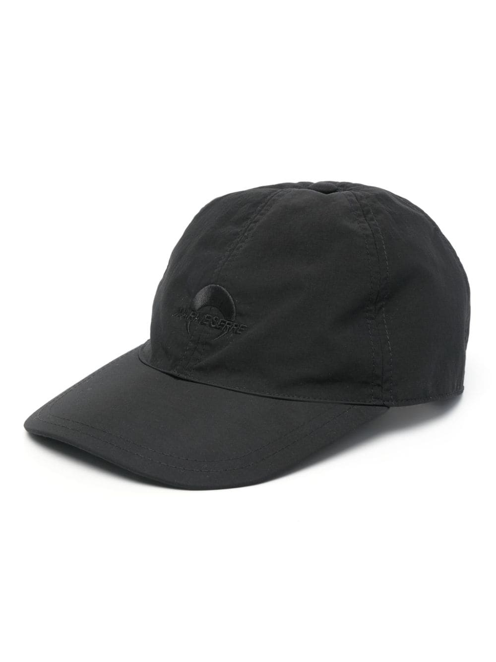 Marine Serre Crescent Moon-embroidered cap - Black von Marine Serre