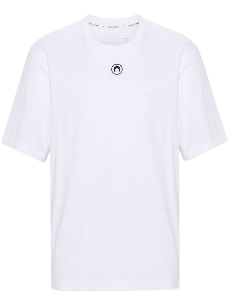 Marine Serre Crescent Moon organic-cotton T-shirt - White von Marine Serre