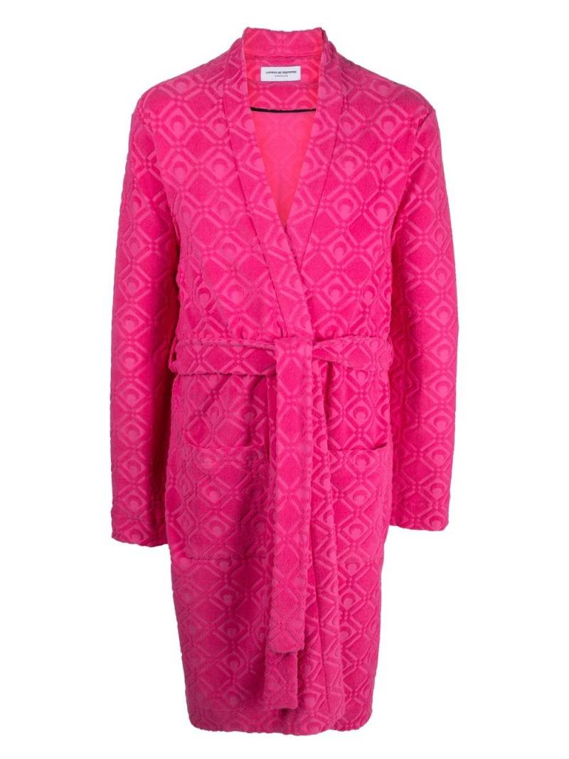 Marine Serre Moon Diamond bathrobe - Pink von Marine Serre