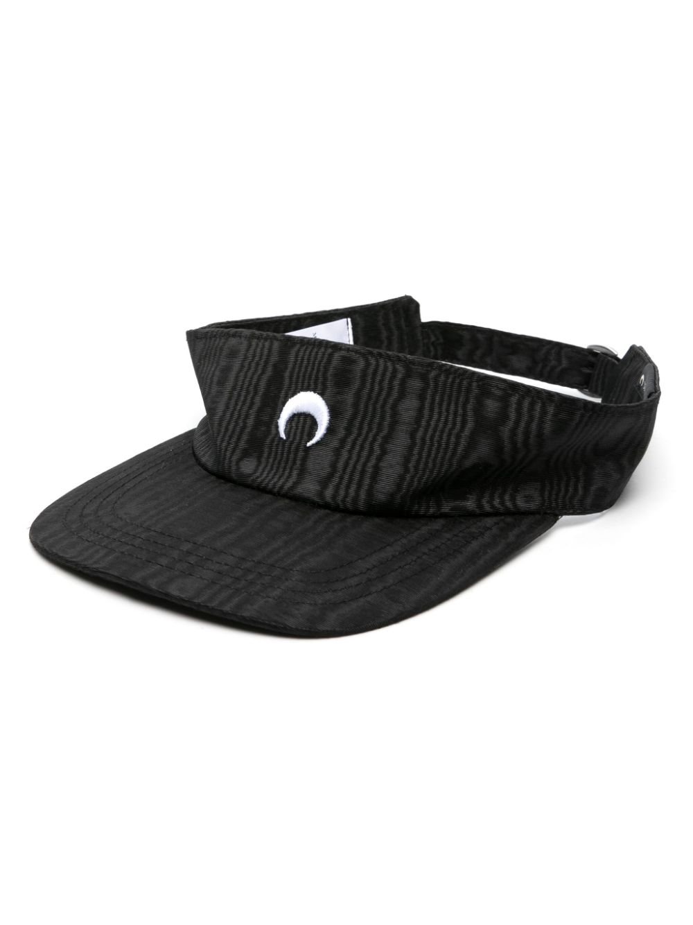 Marine Serre Regenerate-moire Crescent-Moon cap - Black von Marine Serre