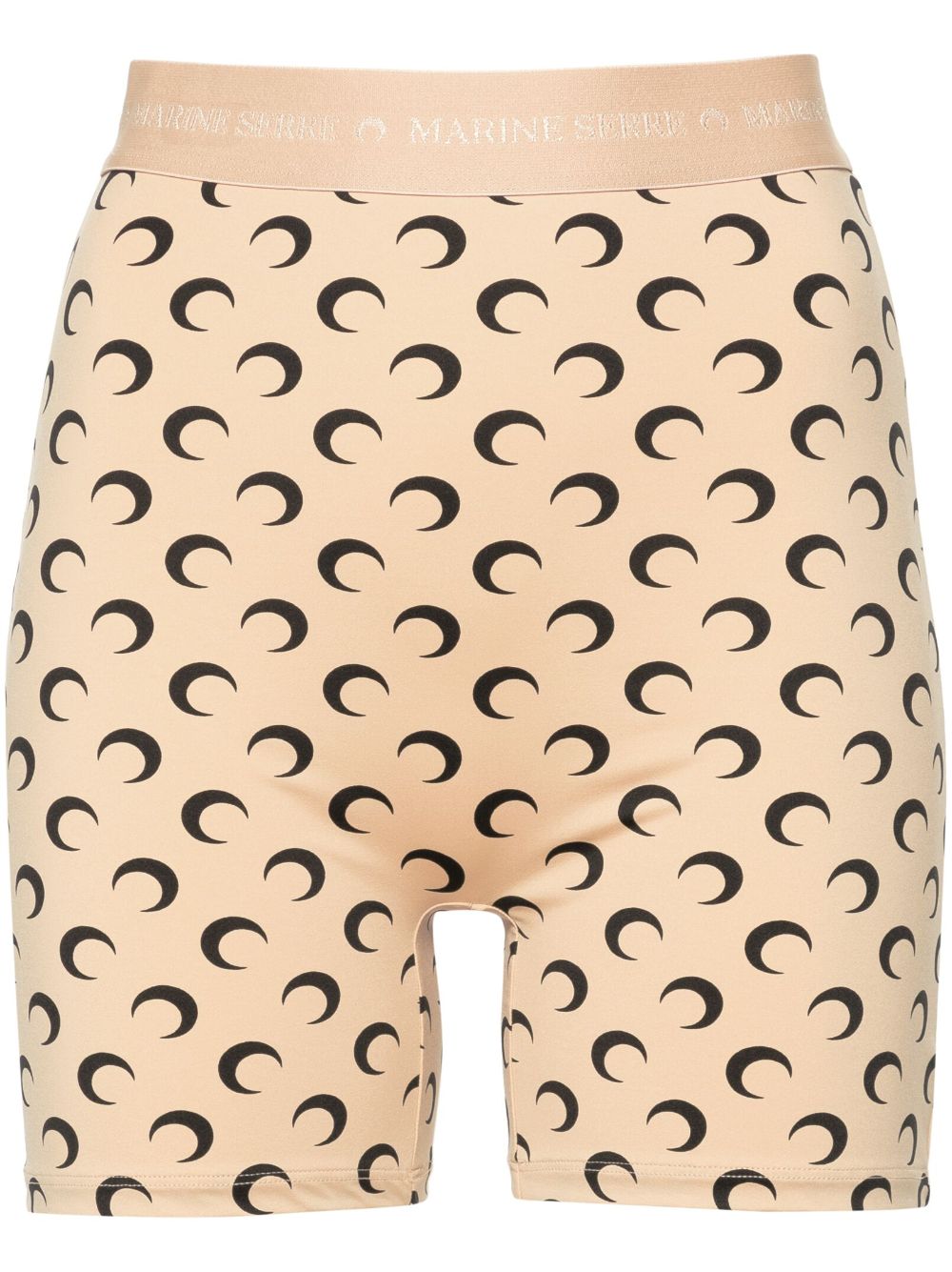 Marine Serre Regenerated cycling shorts - Neutrals von Marine Serre