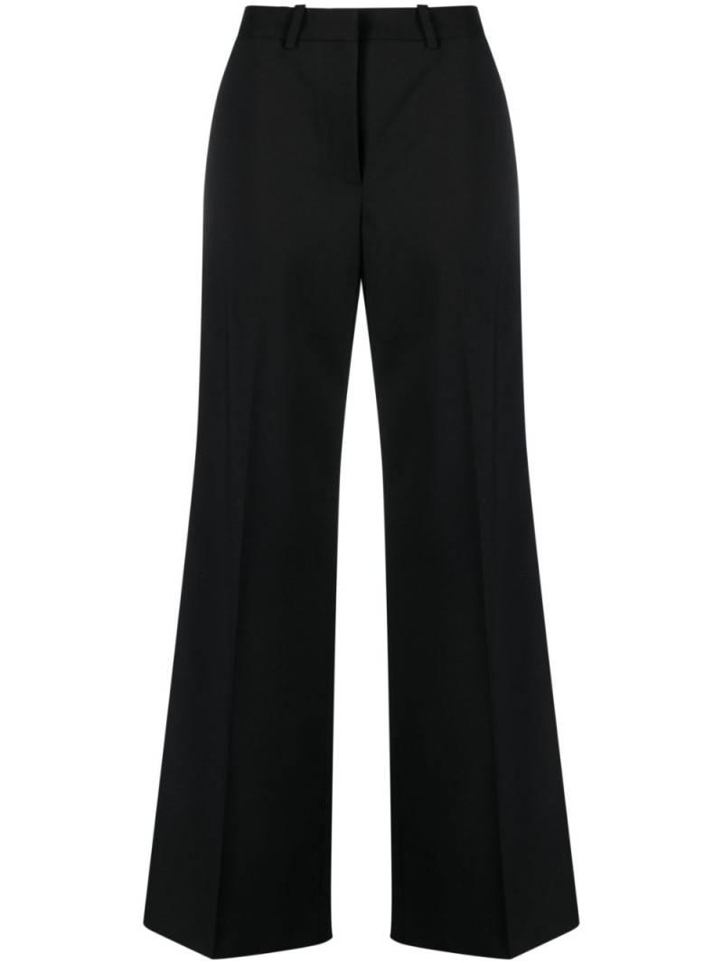 Marine Serre wide-leg tailored trousers - Black von Marine Serre