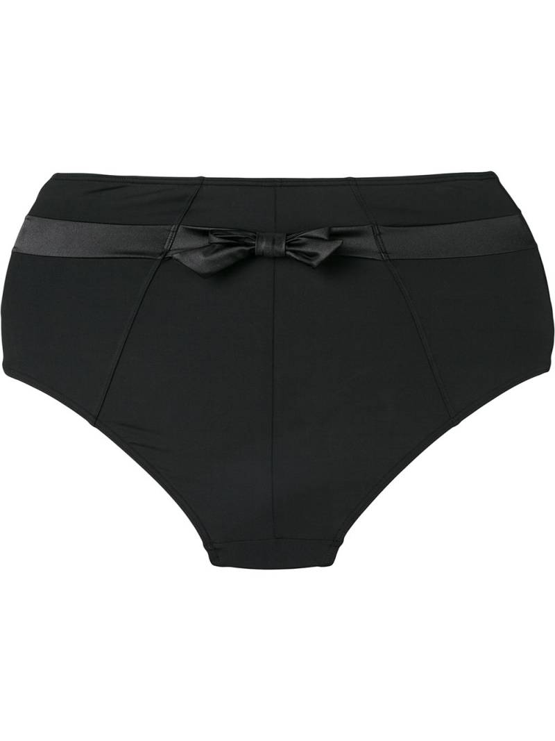 Marlies Dekkers Cache Coeur high-waisted bikini briefs - Black von Marlies Dekkers