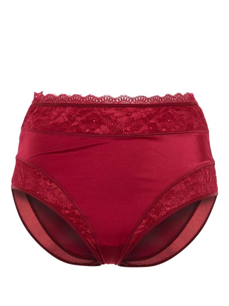 Marlies Dekkers Carita high-waisted briefs - Red von Marlies Dekkers