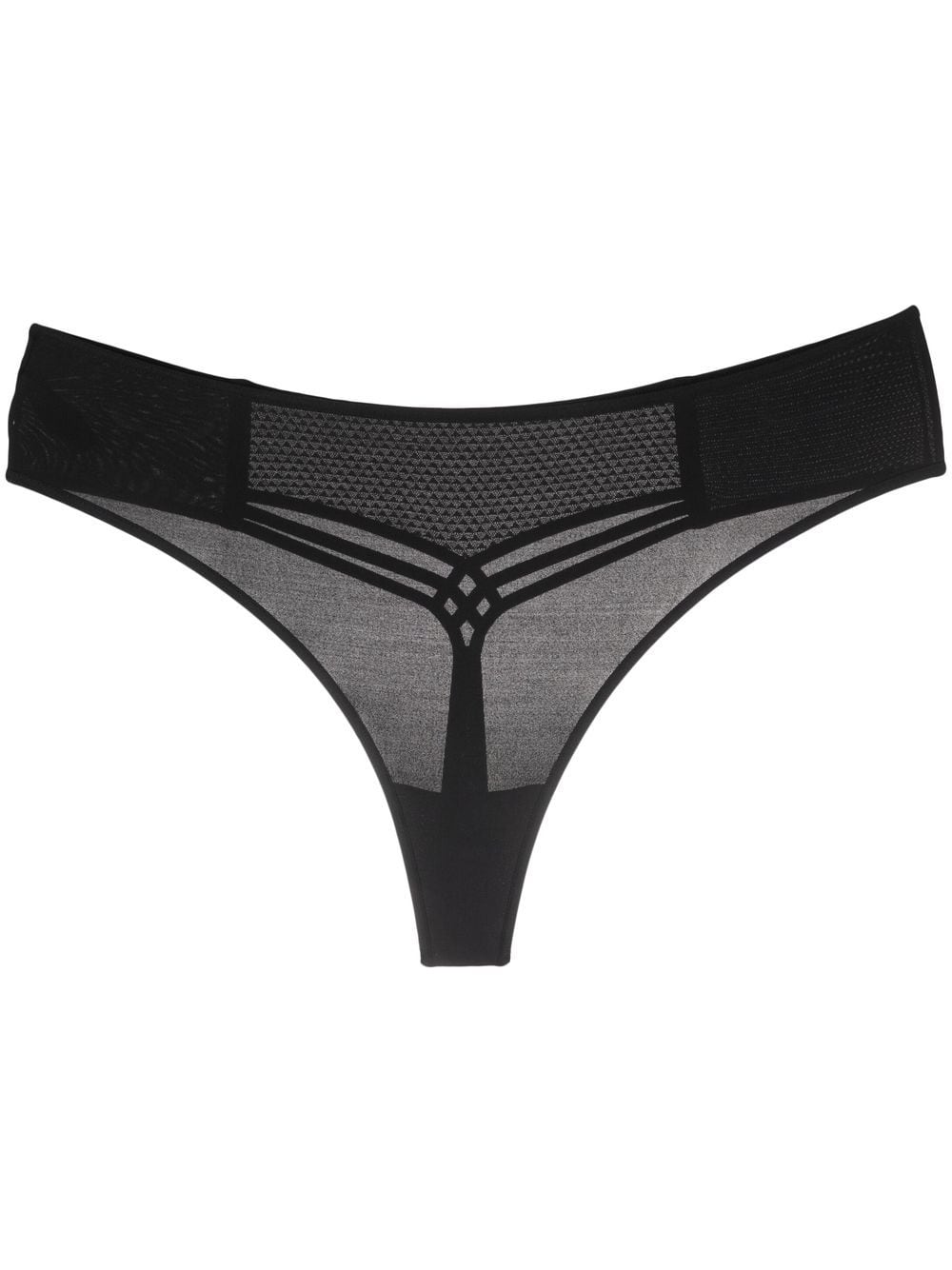 Marlies Dekkers Dame De Paris thong - Black von Marlies Dekkers