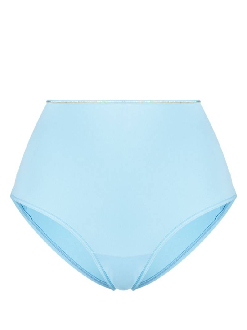 Marlies Dekkers Dame de Paris high-waisted briefs - Blue von Marlies Dekkers