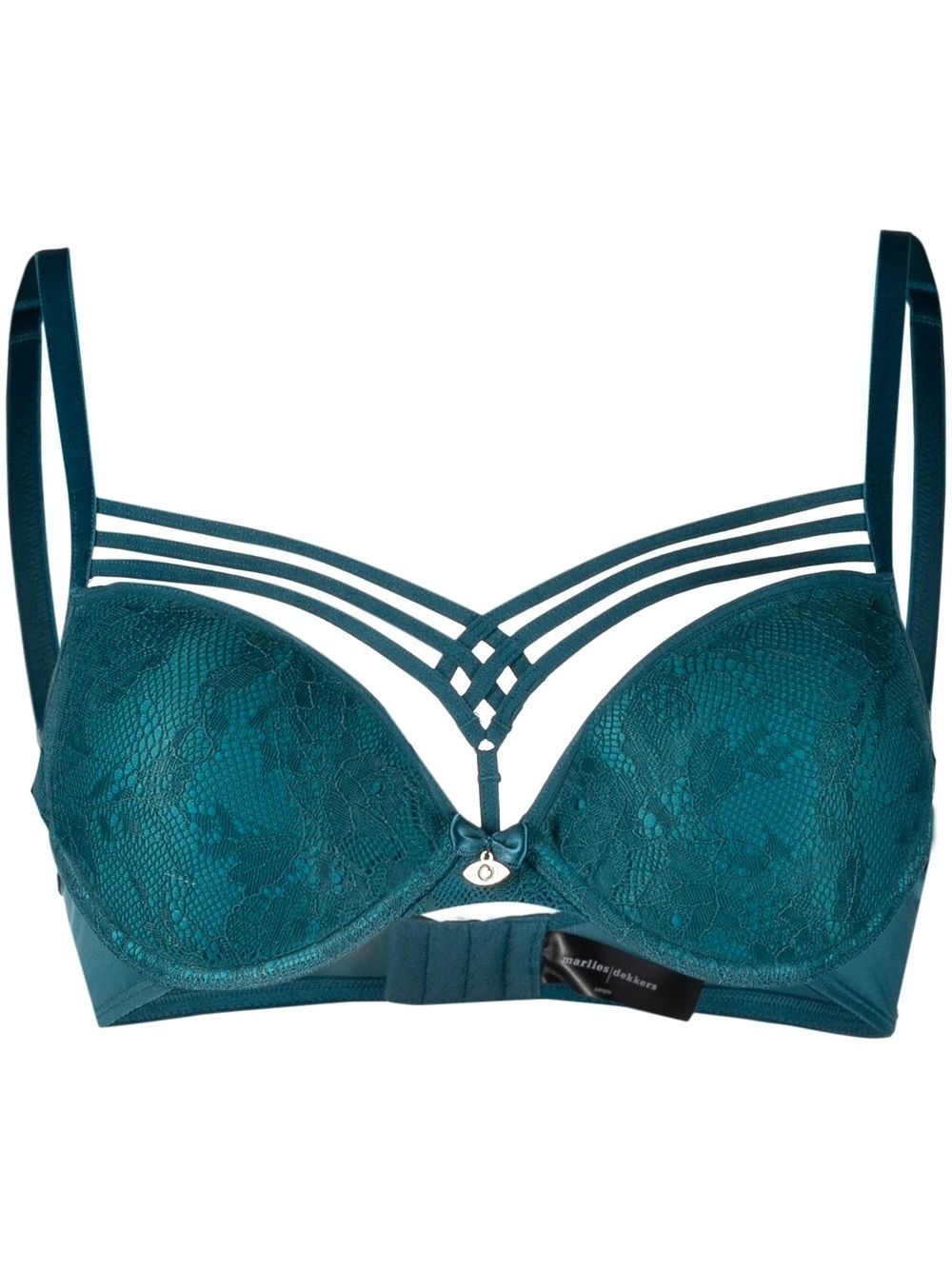 Marlies Dekkers Dame de Paris padded plunge bra - Blue von Marlies Dekkers