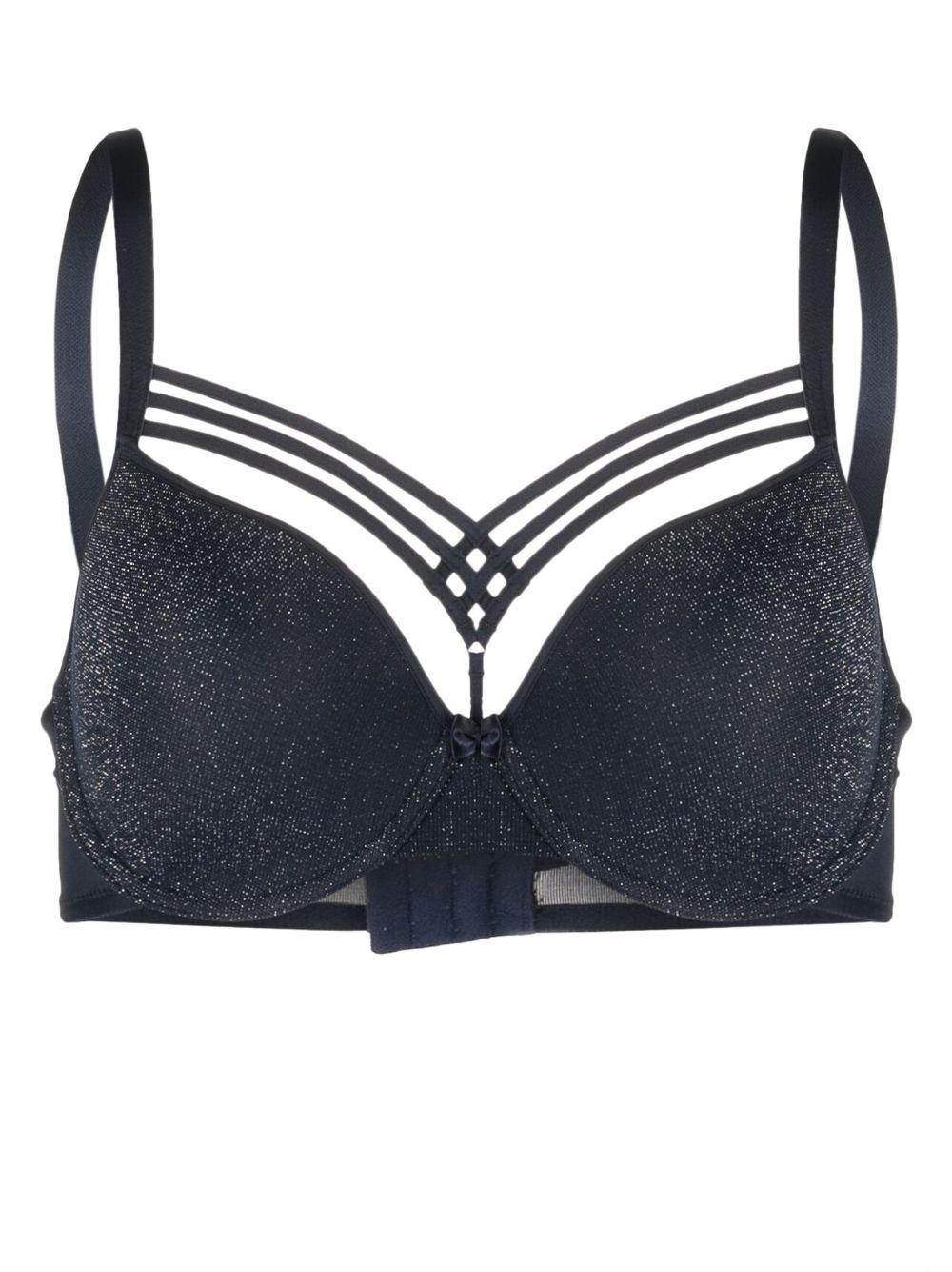 Marlies Dekkers Dame de Paris padded plunge bra - Blue von Marlies Dekkers