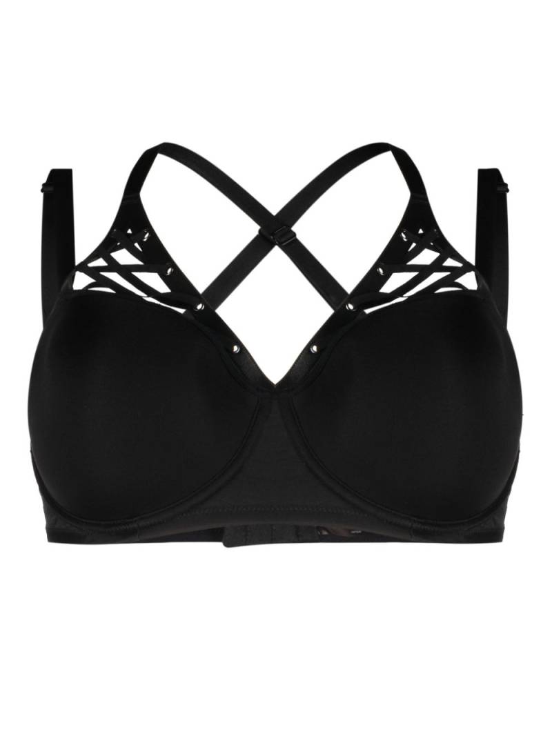 Marlies Dekkers Euphoria plunge balcony bra - Black von Marlies Dekkers