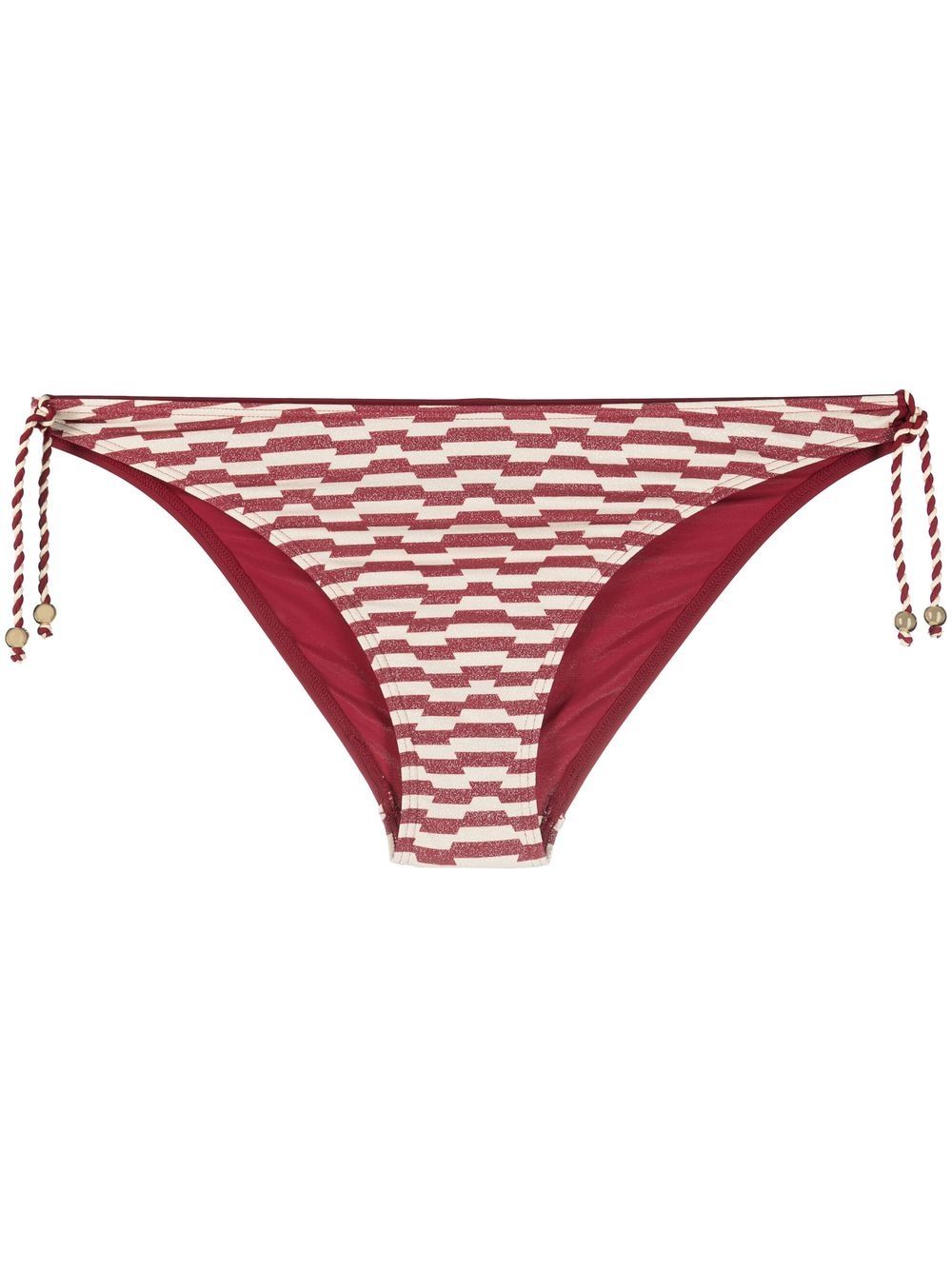 Marlies Dekkers Neptuna striped bikini-bottoms - Red von Marlies Dekkers