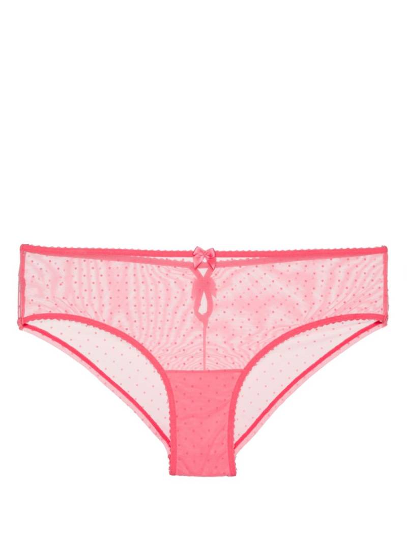 Marlies Dekkers Peekaboo brazilian briefs - Pink von Marlies Dekkers