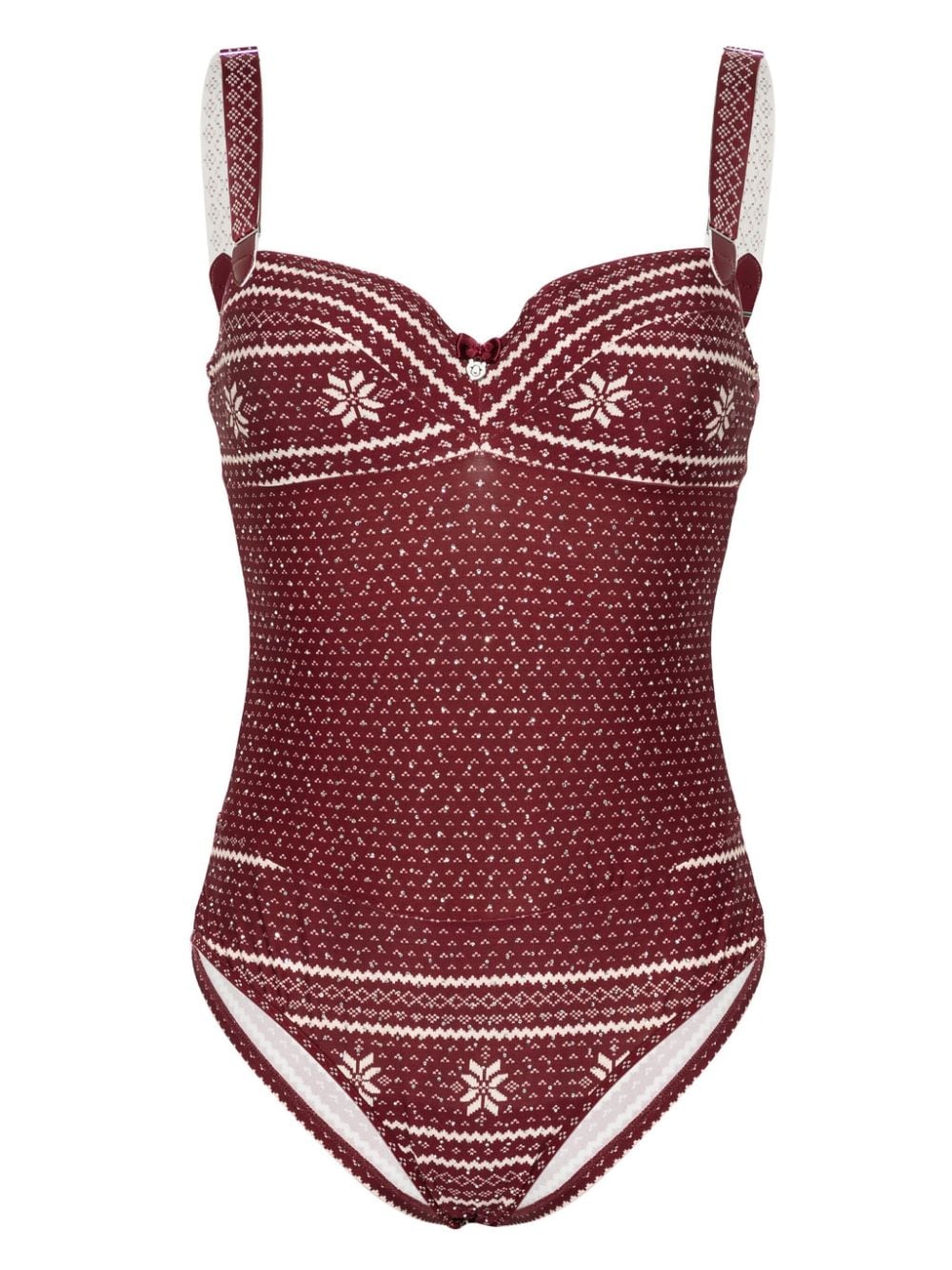 Marlies Dekkers Polaris plunge bodysuit - Red von Marlies Dekkers