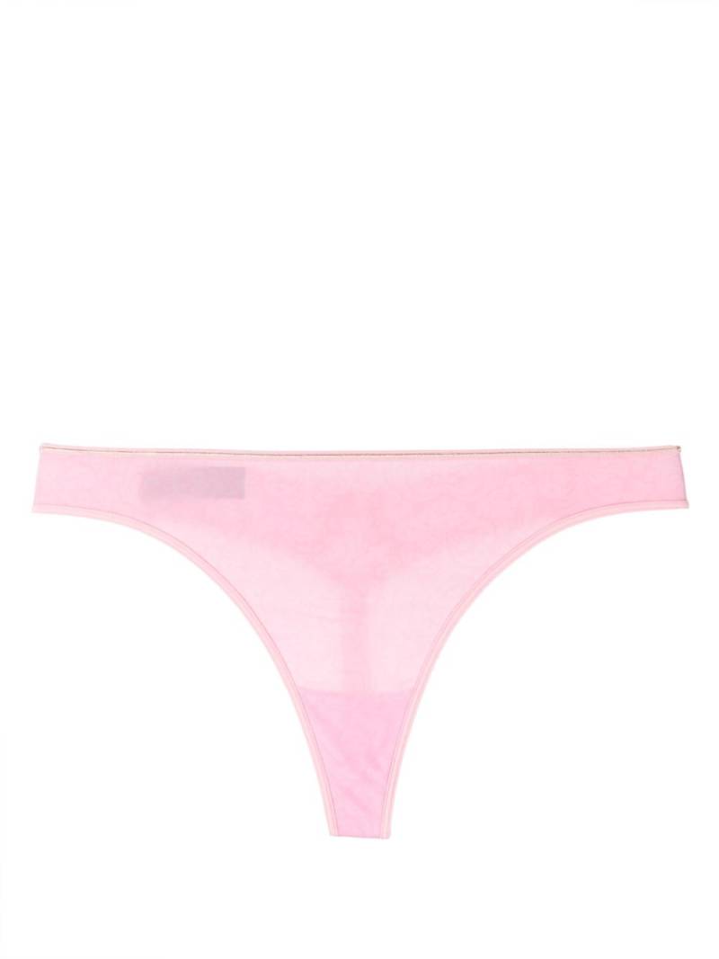 Marlies Dekkers Rococo lace-up thong - Pink von Marlies Dekkers