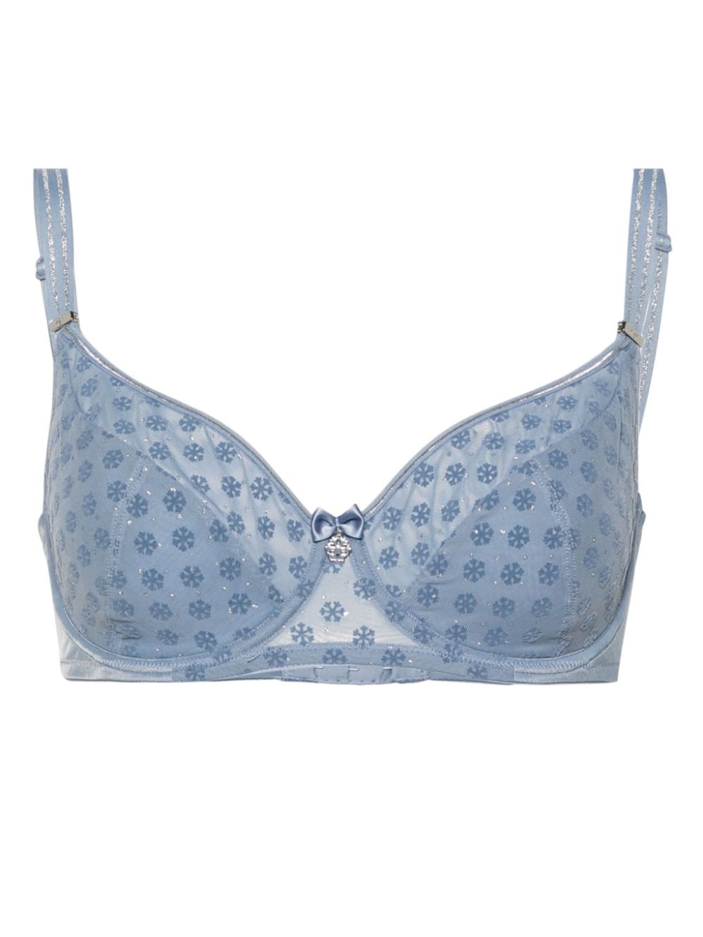 Marlies Dekkers Snowflake crystal tulle bra - Blue von Marlies Dekkers