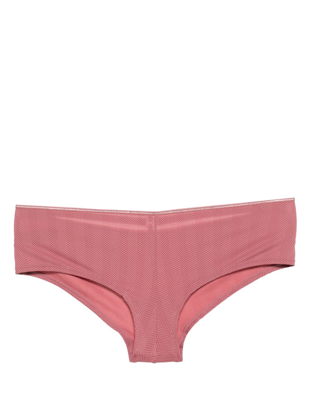 Marlies Dekkers Space Odyssey herringbone boyshorts - Pink von Marlies Dekkers