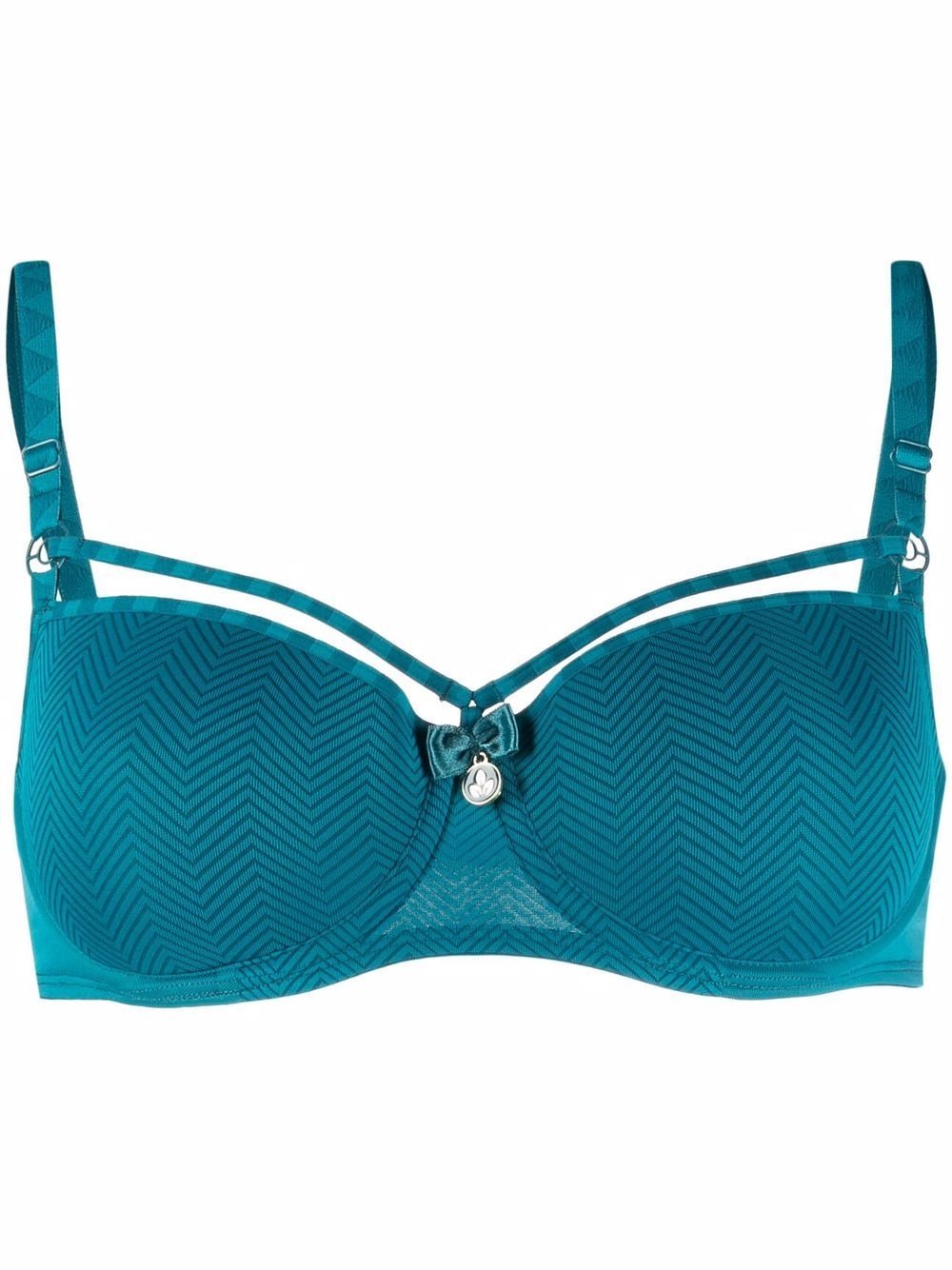 Marlies Dekkers Space Odyssey padded balcony bra - Blue von Marlies Dekkers