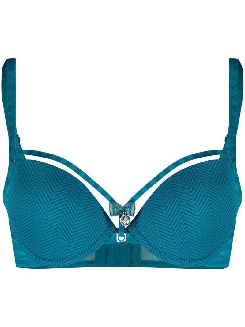 Marlies Dekkers Space Odyssey padded push up bra - Blue von Marlies Dekkers