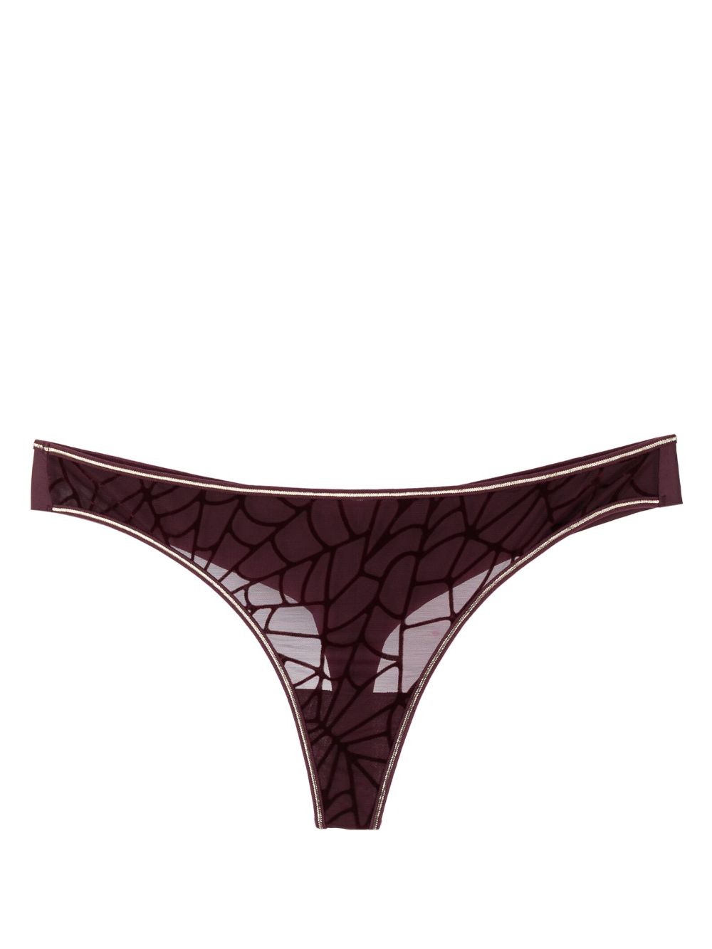 Marlies Dekkers The Adventuress butterfly thong - Purple von Marlies Dekkers