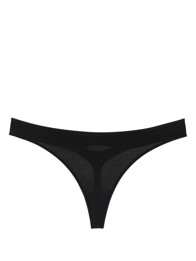 Marlies Dekkers Velocity cut-out thong - Black von Marlies Dekkers