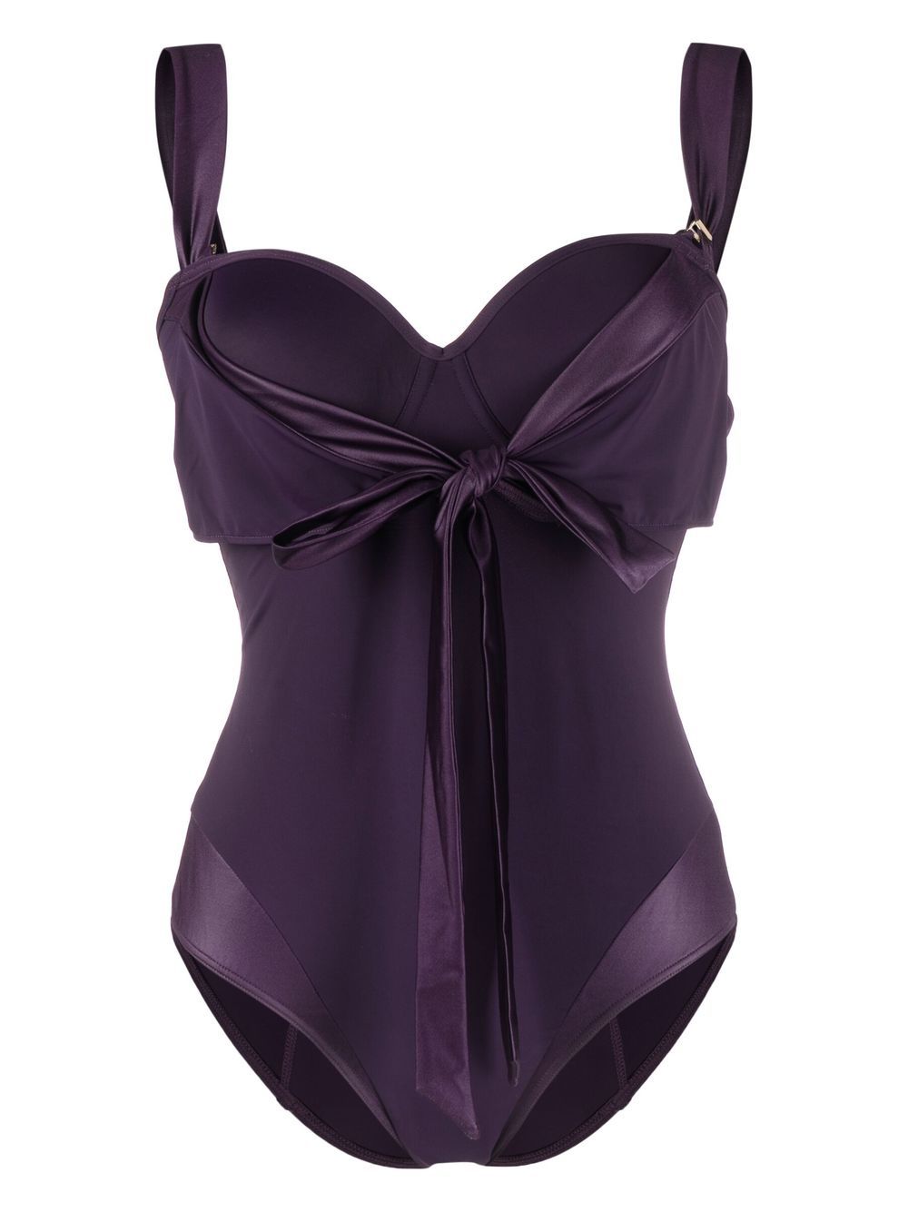 Marlies Dekkers lace-detail swimsuit - Purple von Marlies Dekkers