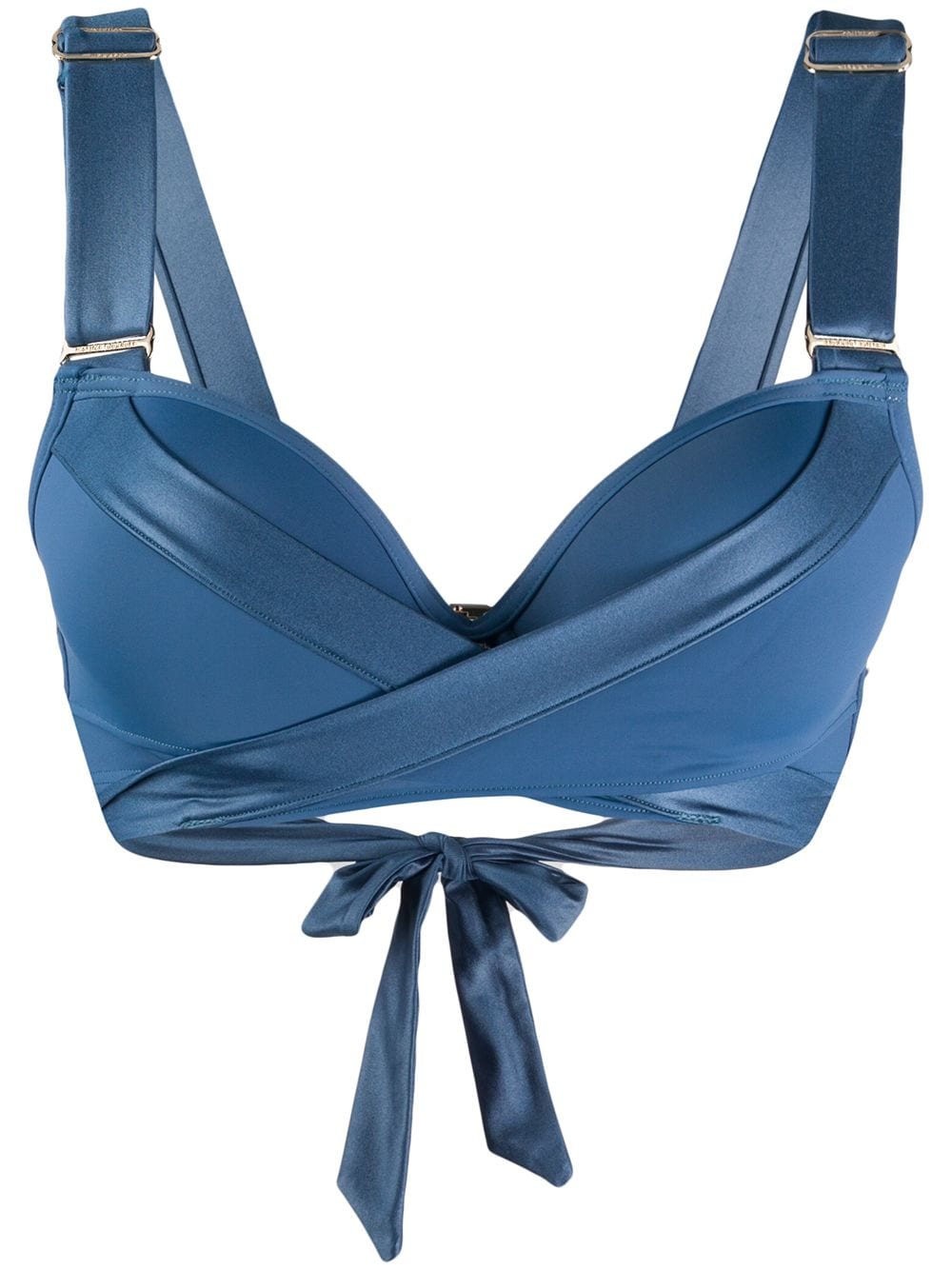 Marlies Dekkers surplice push-up bikini top - Blue von Marlies Dekkers