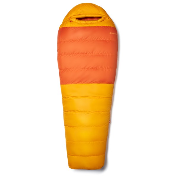 Marmot - Lost Coast 0 - Daunenschlafsack Gr bis 183 cm - Regular;bis 198 cm - Long gelb/orange von Marmot