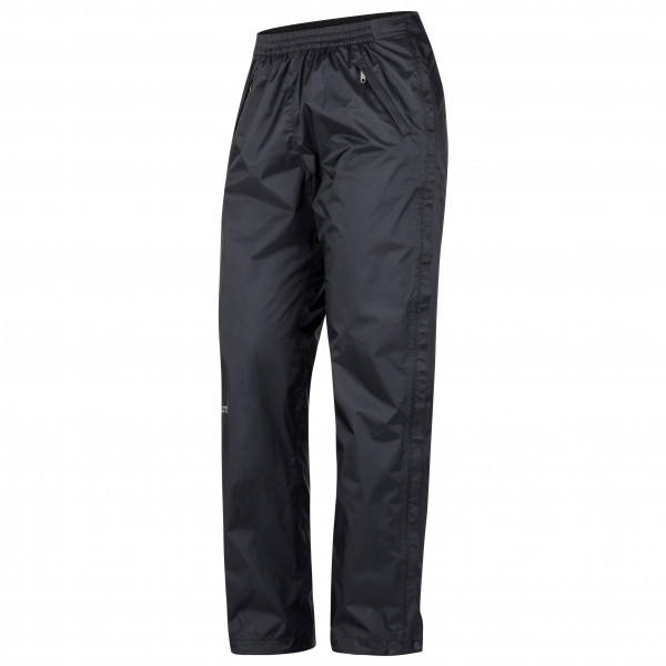 Marmot - Women's PreCip Eco Full Zip Pant - Regenhose Gr L - Short grau/schwarz von Marmot