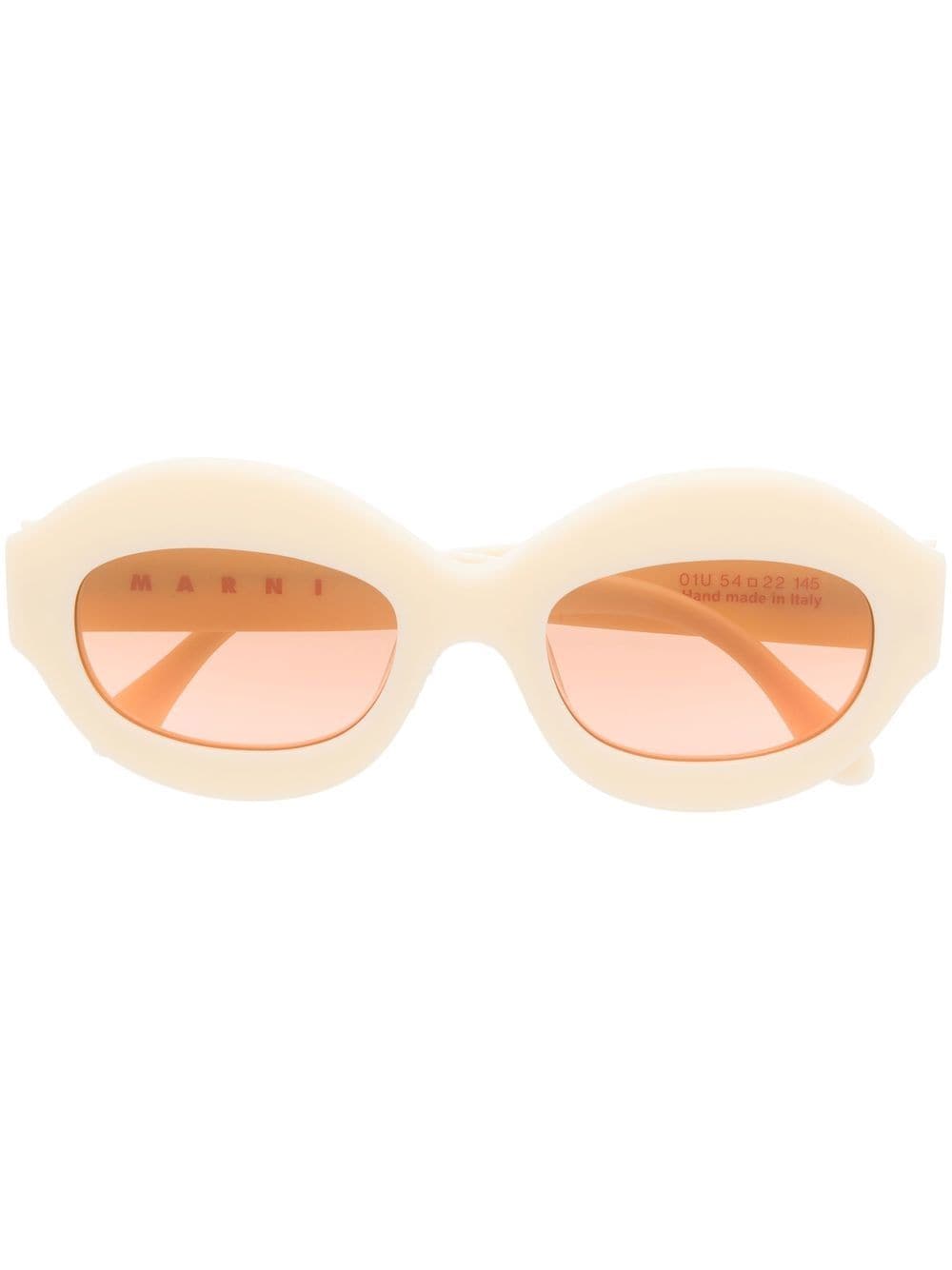 Marni Eyewear 01U oval-frame sunglasses - Neutrals von Marni Eyewear