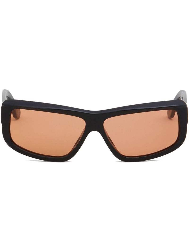 Marni Eyewear Annapuma Circuit rectangle-frame sunglasses - Black von Marni Eyewear