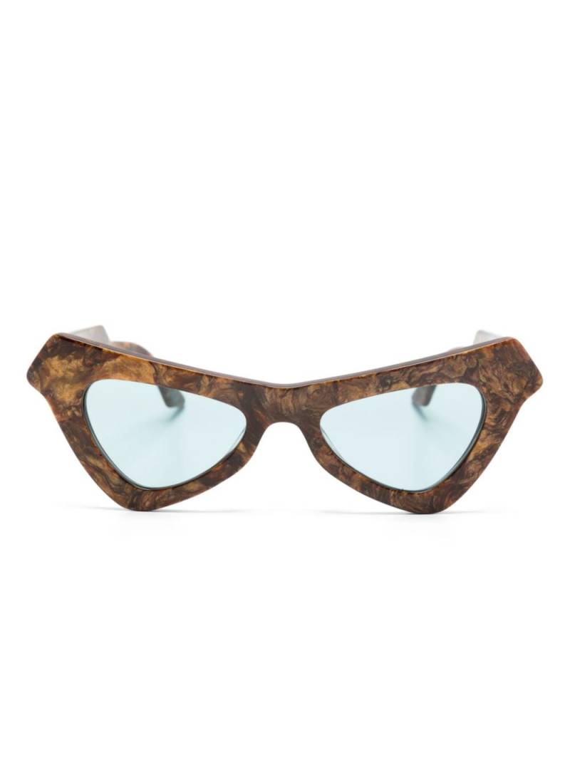 Marni Eyewear Fairy Pools cat-eye sunglasses - Brown von Marni Eyewear