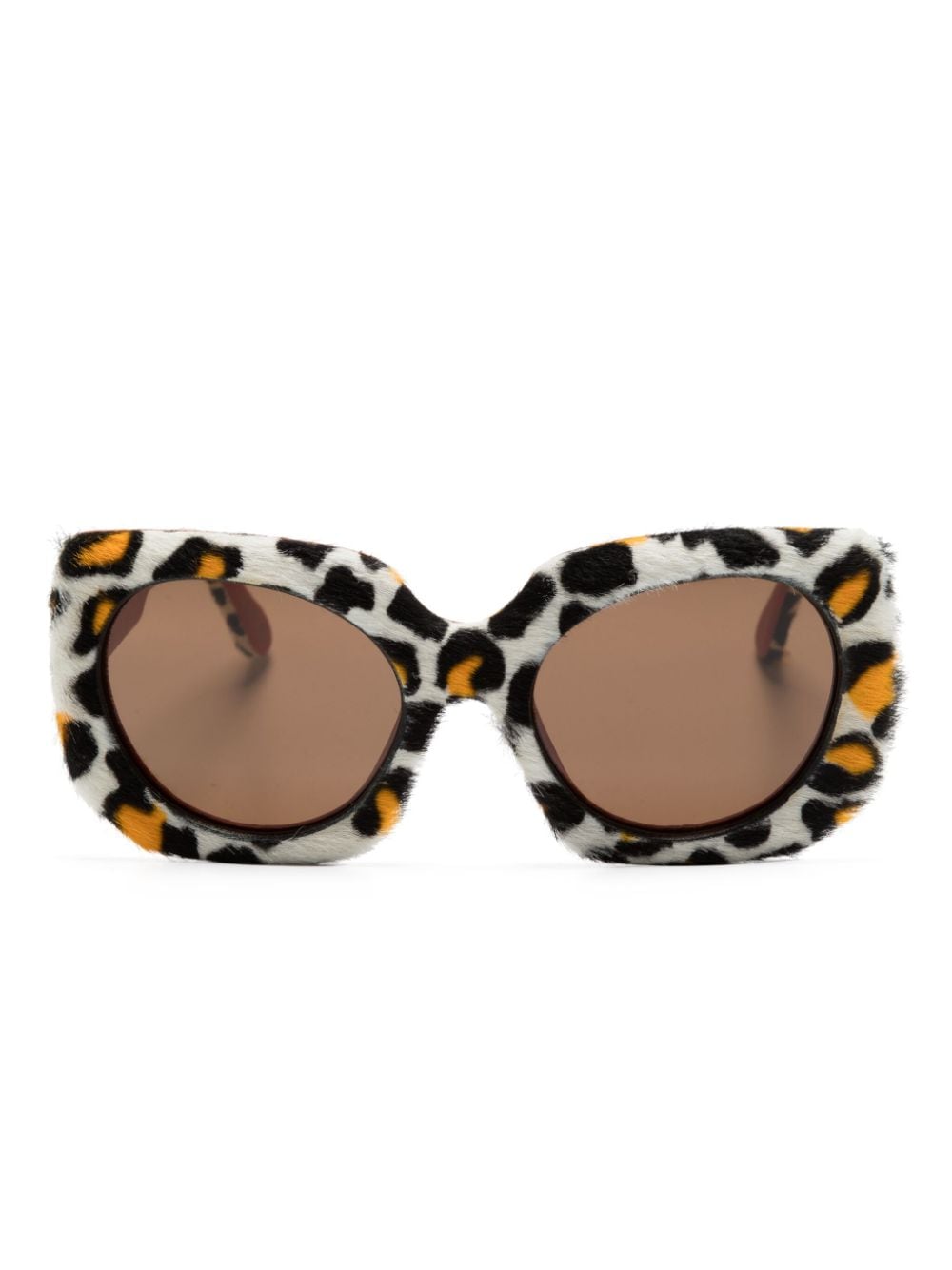 Marni Eyewear Jellyfish Lake square-frame sunglasses - White von Marni Eyewear