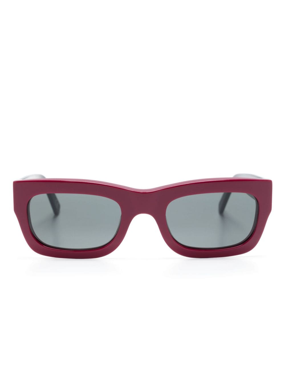 Marni Eyewear Kawasan Falls rectangle-frame sunglasses - Red von Marni Eyewear