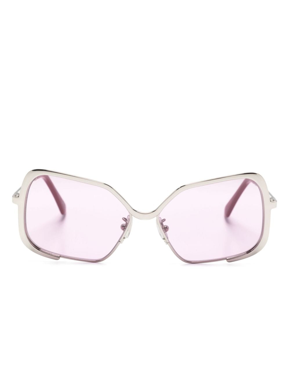 Marni Eyewear Silver Unila oversize-frame sunglasses von Marni Eyewear