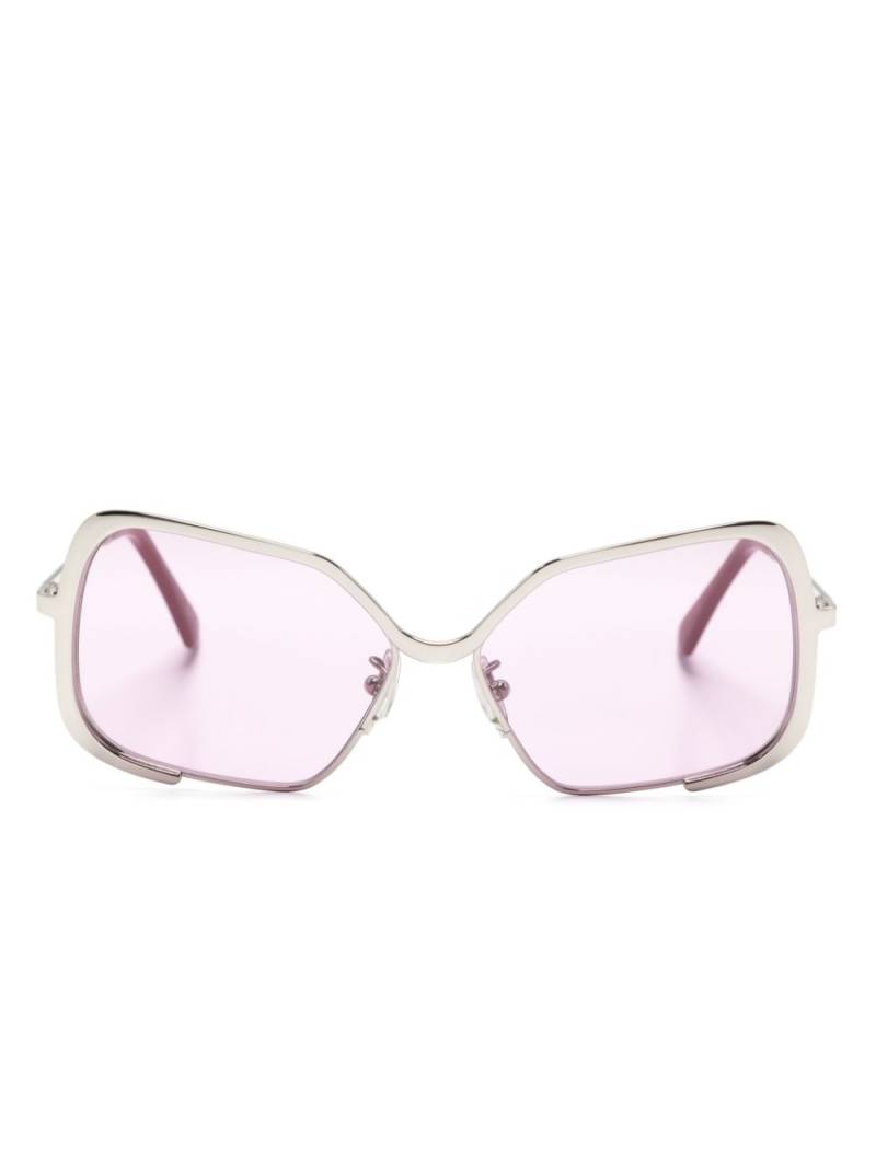 Marni Eyewear Silver Unila oversize-frame sunglasses von Marni Eyewear