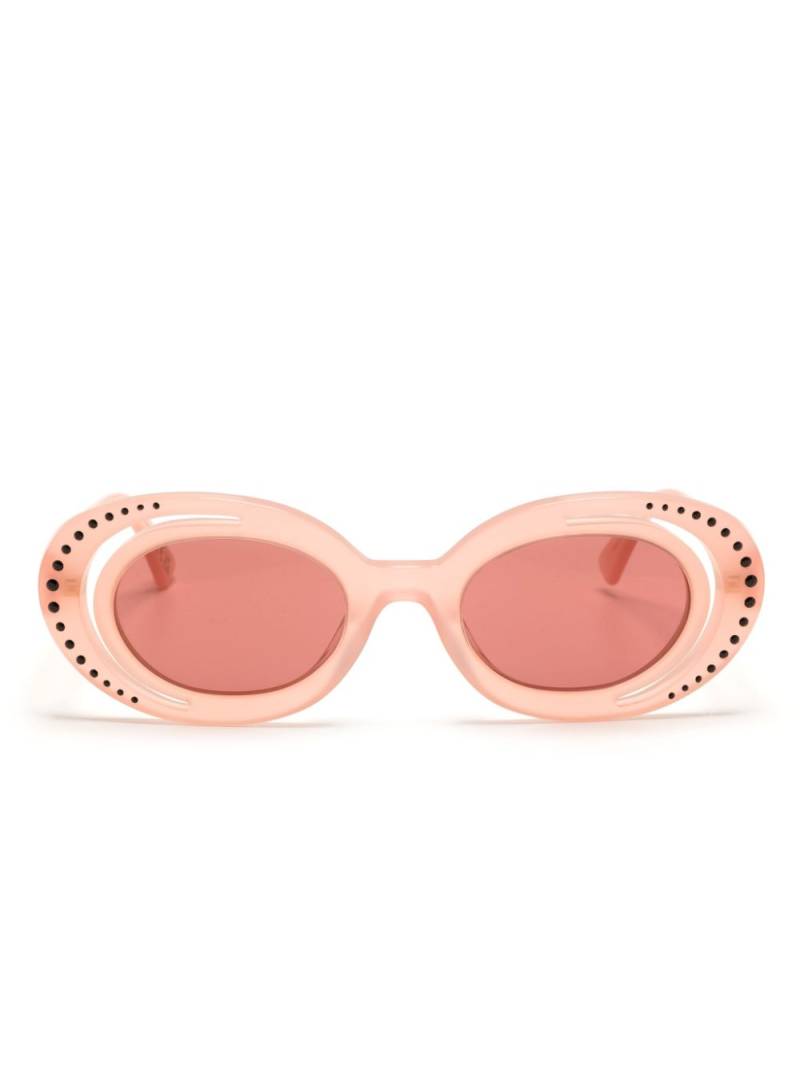 Marni Eyewear Zion Canyon oval-frame sunglasses - Pink von Marni Eyewear