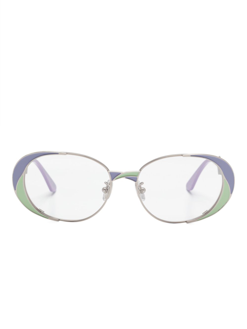 Marni Eyewear oval-frame glasses - Purple von Marni Eyewear