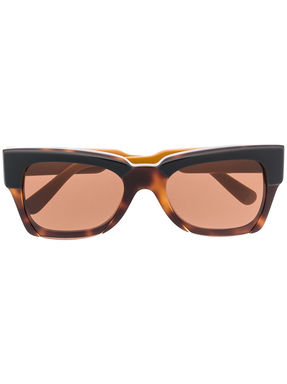 Marni Eyewear tortoise shell frame sunglasses - Brown von Marni Eyewear