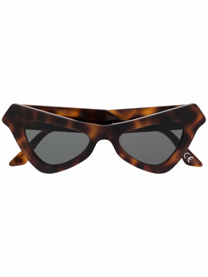 Marni Eyewear tortoiseshell-effect cat-eye sunglasses - Brown von Marni Eyewear